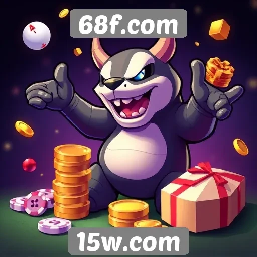 Variedade de jogos disponíveis no 68f.com